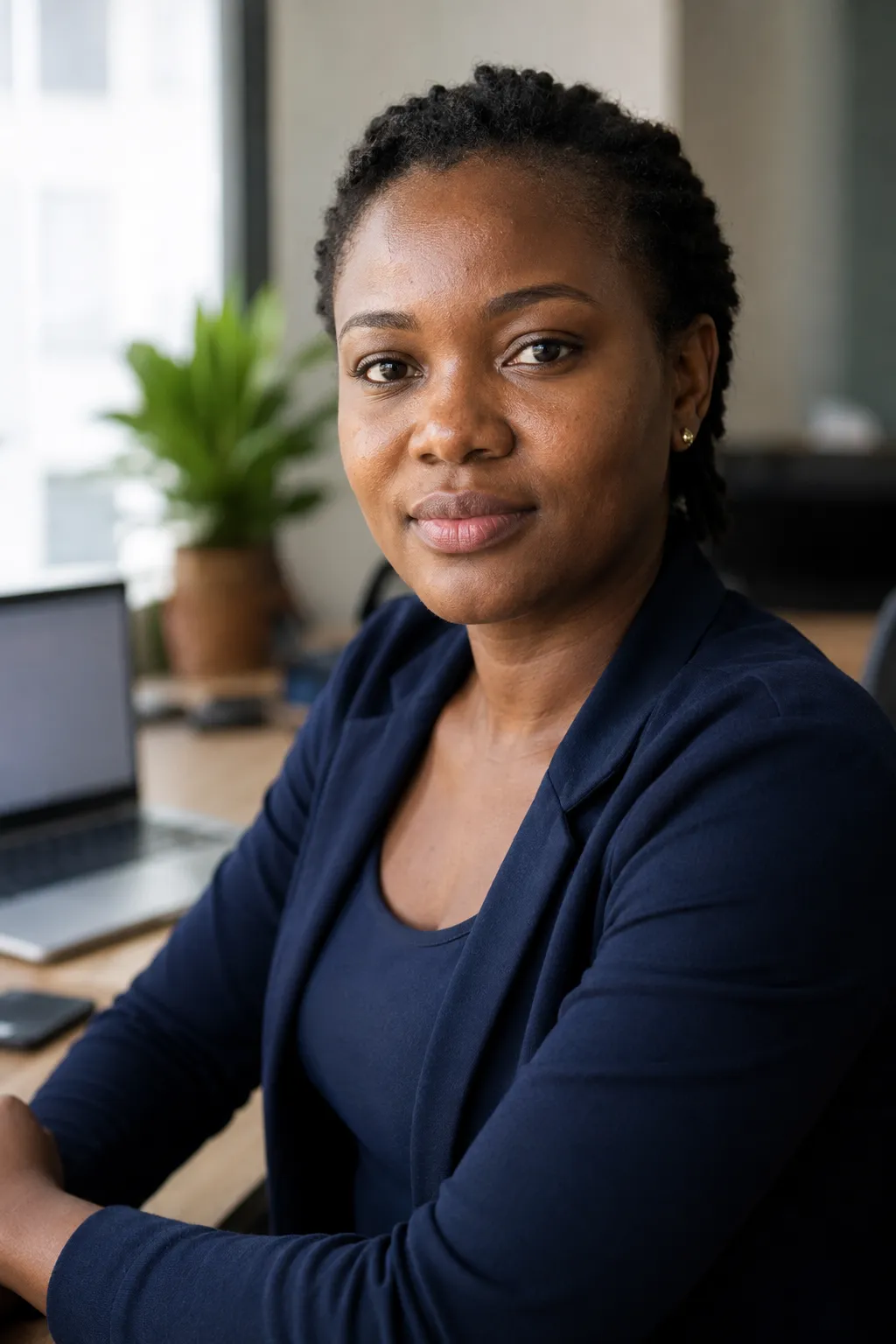 Portrait de Mariama Sow, rédactrice mobile